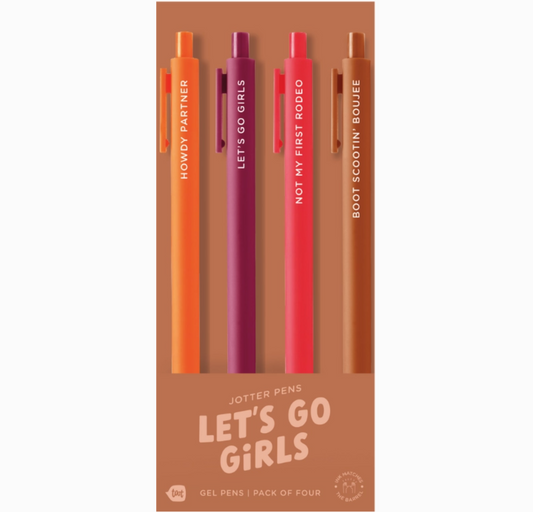 Let's Go Girls Jotter Pens