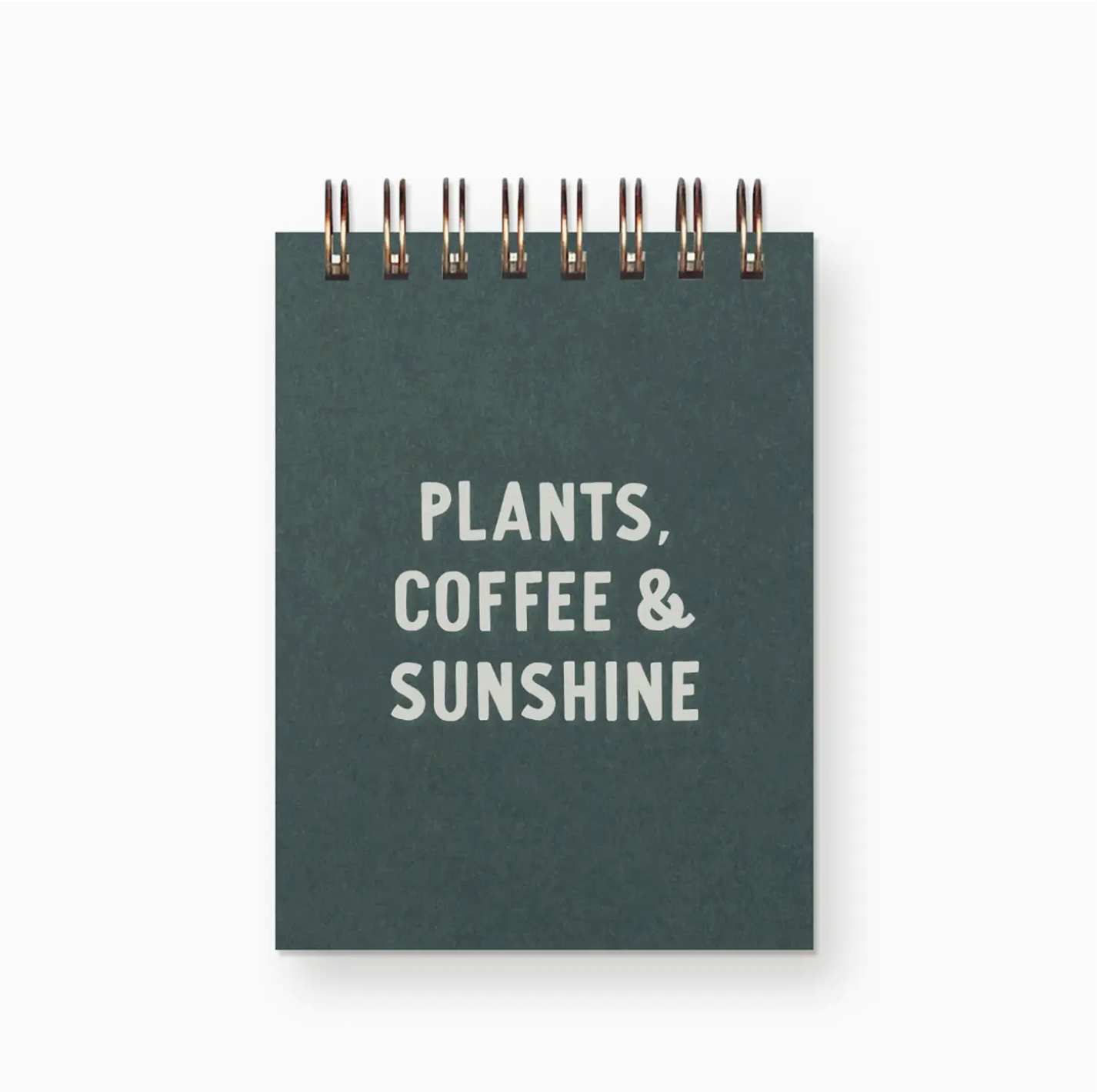 Ruff House Mini Jotter Notebook Plants Coffee Sunshine