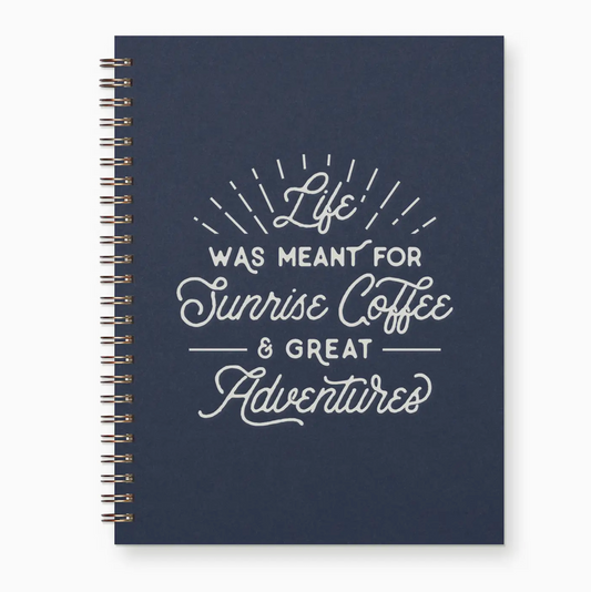 Ruff House Sunrise Coffee Lined Journal