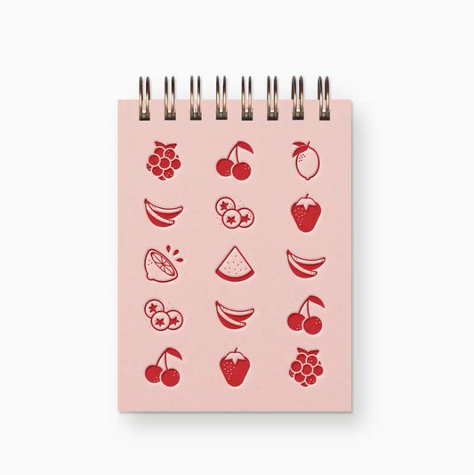 Ruff House Fruit Grid Mini Jotter Notebook